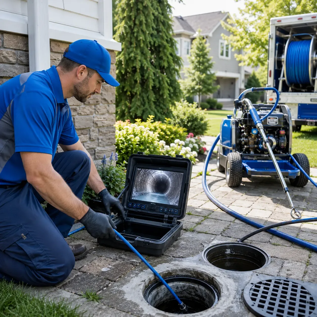Outdoor drain cleaning professionals serving Oscoda, MI